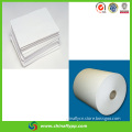 FLY china supplier 80u type white PVC permanent adhesive lable stickers